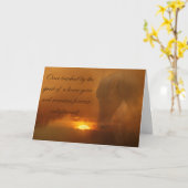 Schöne PferdeGedenkkarte Karte (Gelbe Blume)