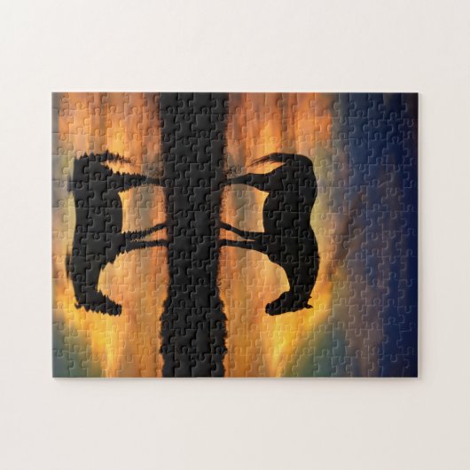 Schöne Pferdekunst Puzzle (Horizontal)