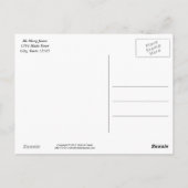 Schöne Pferdepostkarten Postkarte (Rückseite)