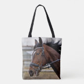 Schöne Pferderottertasche Tasche (Rückseite)