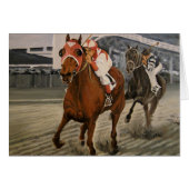 Schöne Pferdeschlittenbesitzer im klassischen Renn (Vorderseite (Horizontal))