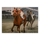 Schöne Pferdeschlittenbesitzer im klassischen Renn (Vorderseite (Horizontal))