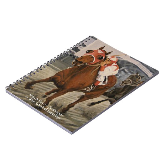 Schöne Pferdeschlittenbesitzer im klassischen Renn Notizblock (Linke Seite)