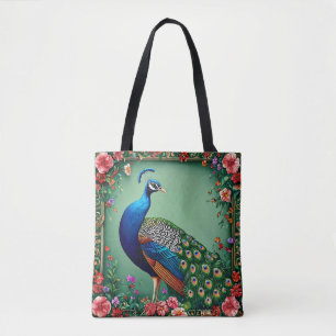Schöne Pfingstrosenblume Hintergrund Tasche