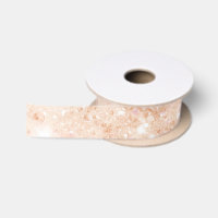 Schöne Pfirsich-Attrappen-Glitter-Brautparty