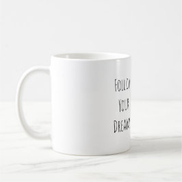 Schöne Pfirsich-Blütenträume Schwarze Dame Kaffeetasse