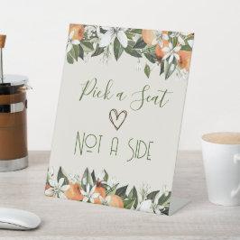 Schöne Pfirsiche Wählen Sie einen Platz, nicht ein Sockelschild