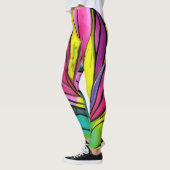 Schöne Pflanze Leggings (Links)
