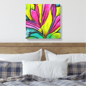 Schöne Pflanze Leinwanddruck (Insitu (Schlafzimmer))