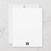 Schöne Pflanze Mitteilungskarte (Rückseite)