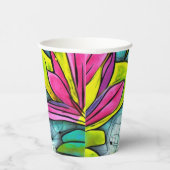 Schöne Pflanze Pappbecher (Rechts)