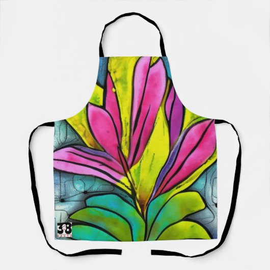 Schöne Pflanze Schürze (Vorderseite)