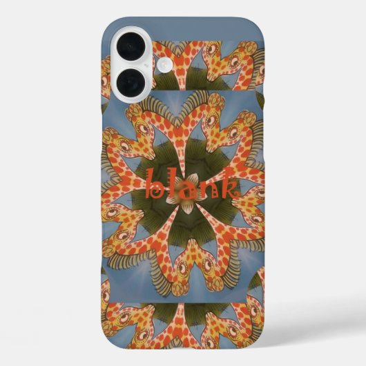 Schöne phantastische afrikanische Giraffe Blanche Case-Mate iPhone Hülle (Rückseite)