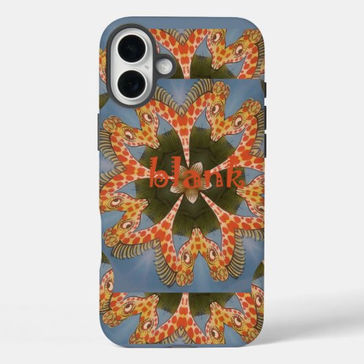 Schöne phantastische afrikanische Giraffe Blanche Case-Mate iPhone Hülle (Rückseite)