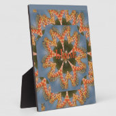 Schöne phantastische afrikanische Giraffe Blanche Fotoplatte (Seite)