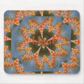 Schöne phantastische afrikanische Giraffe Blanche Mousepad (Vorne)