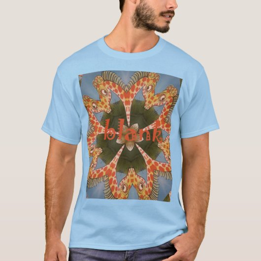 Schöne phantastische afrikanische Giraffe Blanche T-Shirt (Vorderseite)