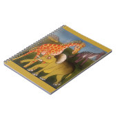 Schöne Phantastische afrikanische Safari-Farbe Notizblock (Linke Seite)