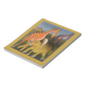 Schöne Phantastische afrikanische Safari-Farbe Notizblock (Rotiert)