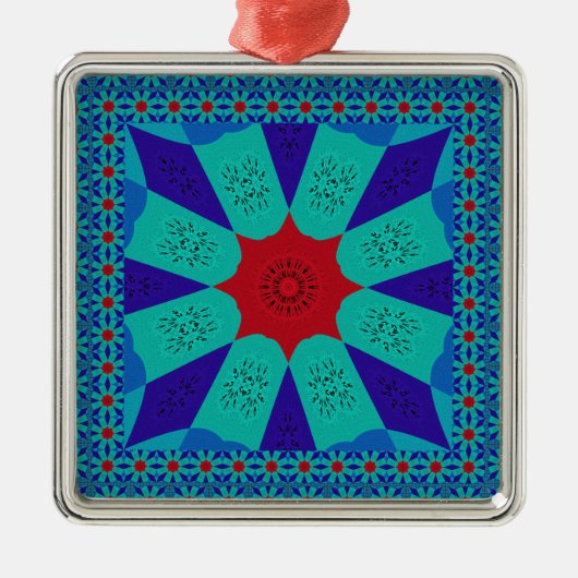 Schöne Phantastische ägyptische Feminine-Design-Fa Silbernes Ornament (Vorne)