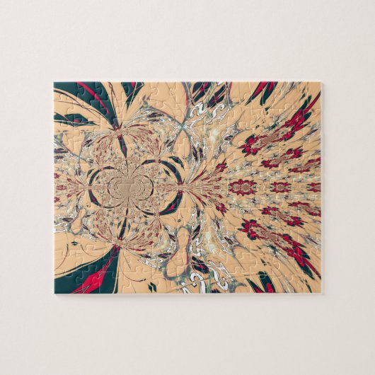 Schöne phantastische Arkaden Kunstdesign Puzzle (Horizontal)