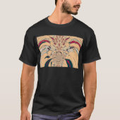 Schöne phantastische Arkaden Kunstdesign T-Shirt (Vorderseite)