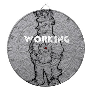 Schöne Phantastische Bleistiftskizze: Arbeitsübers Dartscheibe