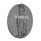 Schöne Phantastische Bleistiftskizze: Arbeitsübers Dartscheibe (Vorderseite Links)