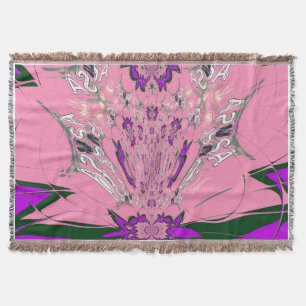 Schöne phantastische Blumenmuster Design Kunst Decke