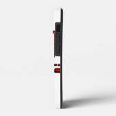 Schöne Phantastische Embossed Red Hakuna Matata Te Case-Mate iPhone Hülle (Rückseite / Links)