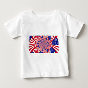 Schöne Phantastische Flagge der Vereinigten Staate Baby T-shirt