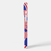 Schöne Phantastische Flagge der Vereinigten Staate Case-Mate iPhone Hülle (Rückseite / Links)
