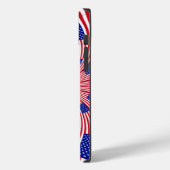 Schöne Phantastische Flagge der Vereinigten Staate Case-Mate iPhone Hülle (Rückseite / Links)