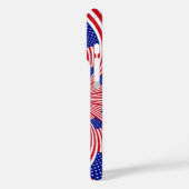 Schöne Phantastische Flagge der Vereinigten Staate Case-Mate iPhone Hülle (Rückseite / Links)