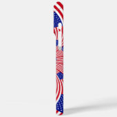 Schöne Phantastische Flagge der Vereinigten Staate Case-Mate iPhone Hülle (Rückseite / Links)