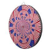 Schöne Phantastische Flagge der Vereinigten Staate Dartscheibe (Vorderseite rechts)