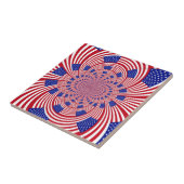 Schöne Phantastische Flagge der Vereinigten Staate Fliese (Seite)