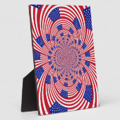 Schöne Phantastische Flagge der Vereinigten Staate Fotoplatte (Seite)