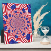 Schöne Phantastische Flagge der Vereinigten Staate Fotoplatte (Seite)