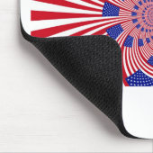 Schöne Phantastische Flagge der Vereinigten Staate Mousepad (Ecke)