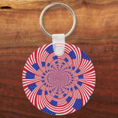 Schöne Phantastische Flagge der Vereinigten Staate Schlüsselanhänger (Vorderseite)