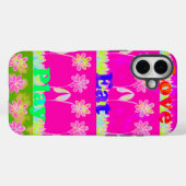 Schöne phantastische Flora Text Zitat Design Case-Mate iPhone Hülle (Rückseite (Horizontal))