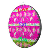 Schöne phantastische Flora Text Zitat Design Dartscheibe (Vorderseite rechts)