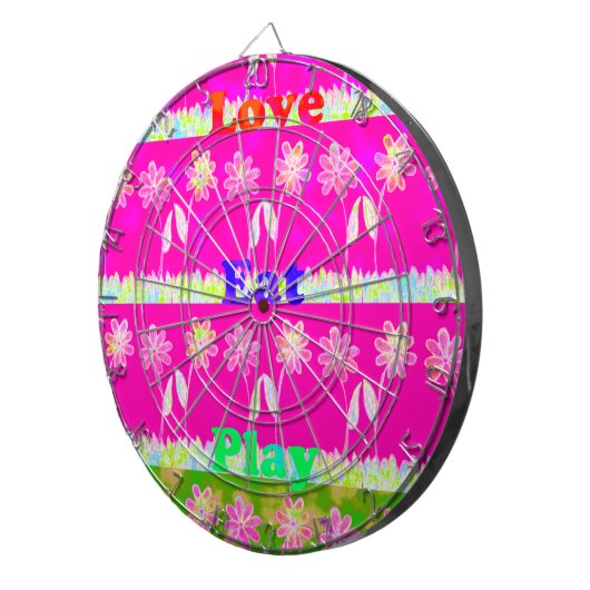 Schöne phantastische Flora Text Zitat Design Dartscheibe (Vorderseite rechts)