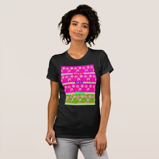 Schöne phantastische Flora Text Zitat Design T-Shirt (Vorne ganz)