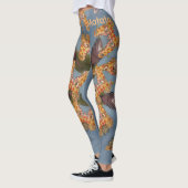 Schöne Phantastische Funny Blue Giraffe Hakuna Mat Leggings (Links)