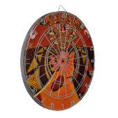 Schöne Phantastische Giraffe Liebe Safari Tiere Dartscheibe (Vorderseite Links)