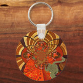 Schöne Phantastische Giraffe Liebe Safari Tiere Schlüsselanhänger (Vorderseite)