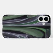 Schöne Phantastische Grüne Aurora Textur Design Case-Mate iPhone Hülle (Rückseite (Horizontal))
