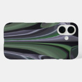 Schöne Phantastische Grüne Aurora Textur Design Case-Mate iPhone Hülle (Rückseite (Horizontal))